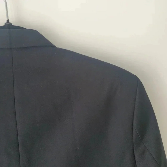 Nautica oversized navy blue gold button nautical - Picture 10 of 11